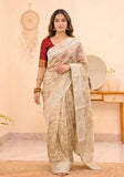 Soft Beige Saree