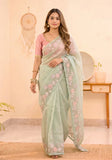 Organza Shimmer Saree