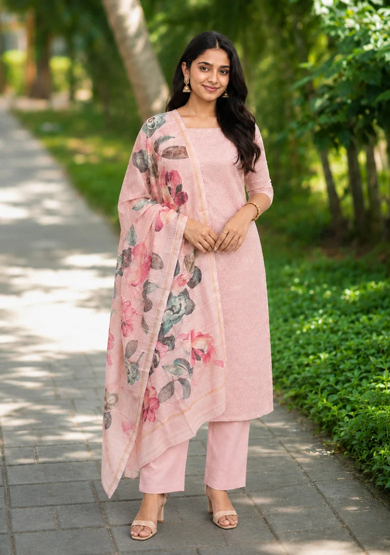 Floral Mist Kurti Set